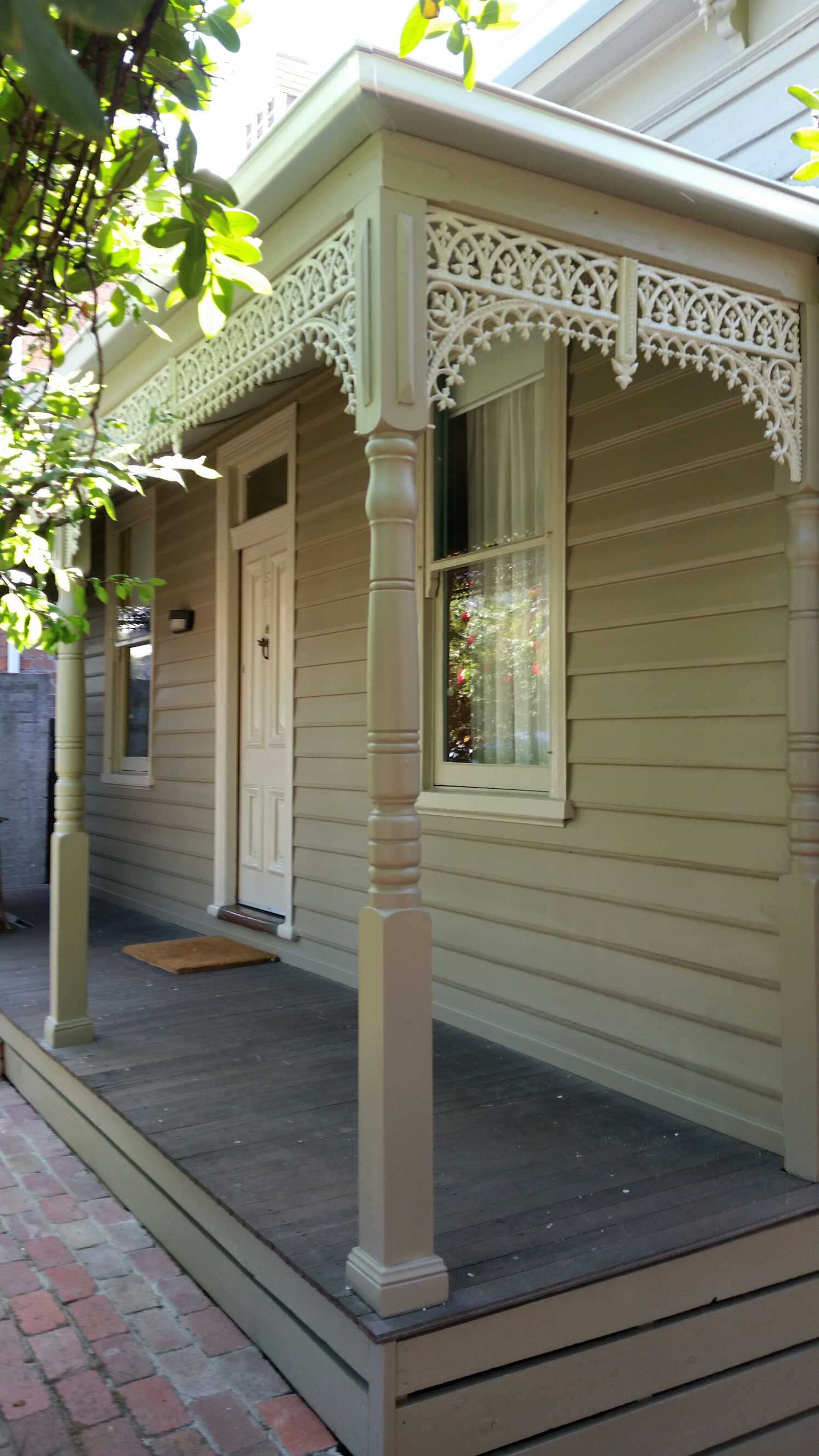 Weatherboard Houses painting 