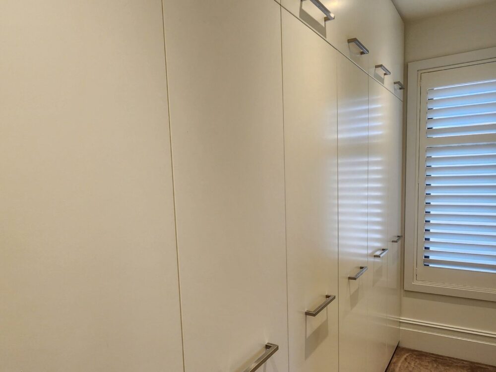 Painted walls and joinery in Essendon residence