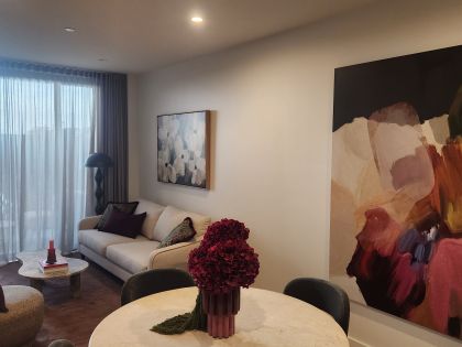 Contemporary apartment colour scheme Melbourne