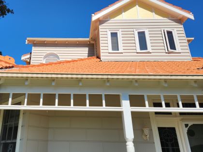 Replacement weatherboards on Melbourne home